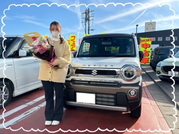 S様ハスラーご納車おめでとうございます！！